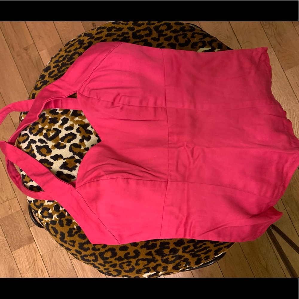 COPY - Deadly Dames Xs hot pink Voodoo Vixen top